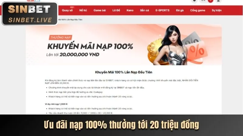 Thưởng Chào Mừng ZALV888